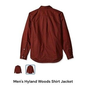 Columbia Men's Hyland Woods Deep Rust Shirt Jacket Size Medium